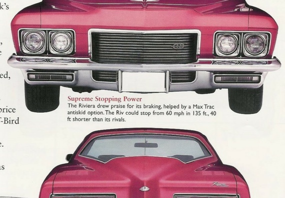 Buick Riviera (1971) (Buick Riviera (1971)) - drawings of the car